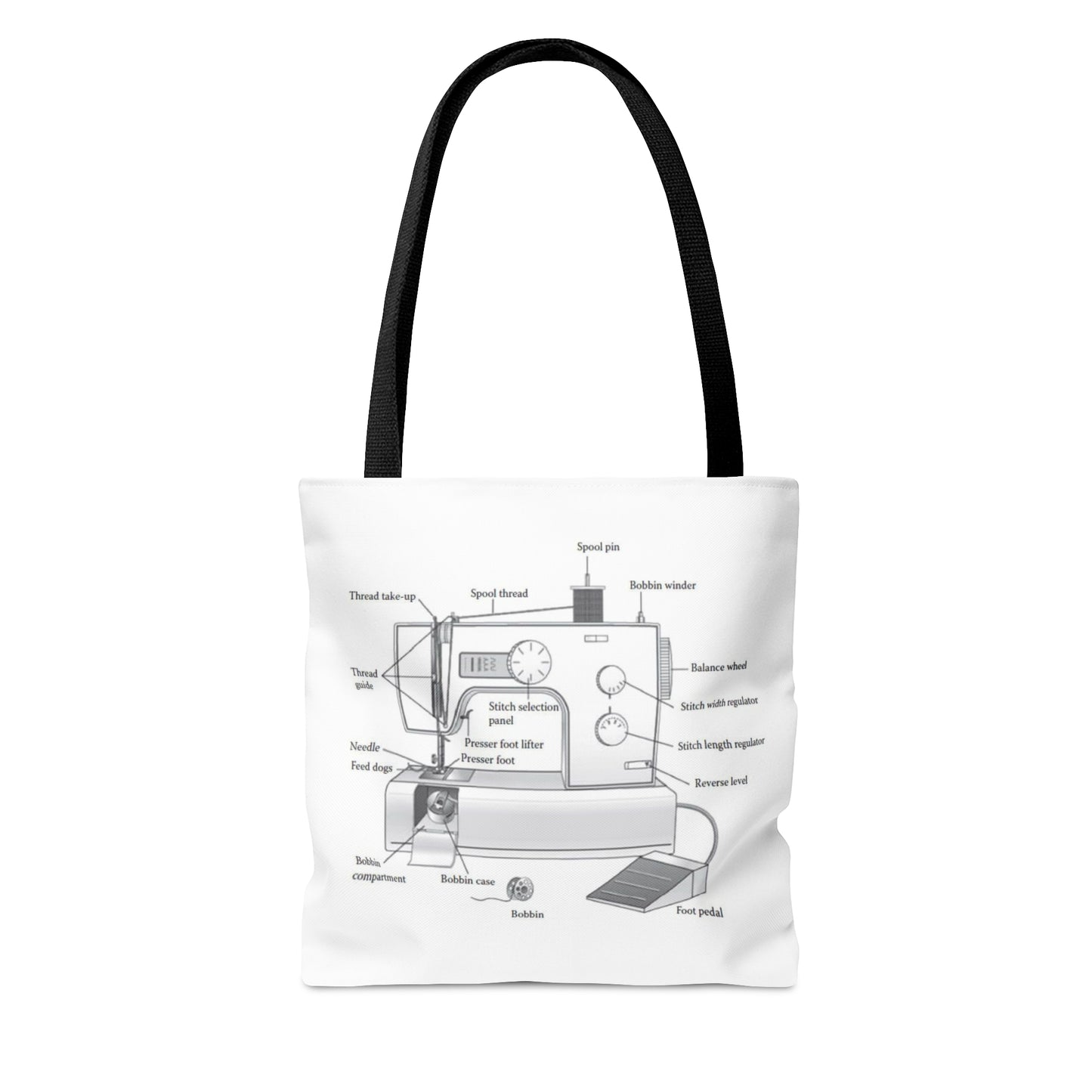 Sewing Machine Tote Bag