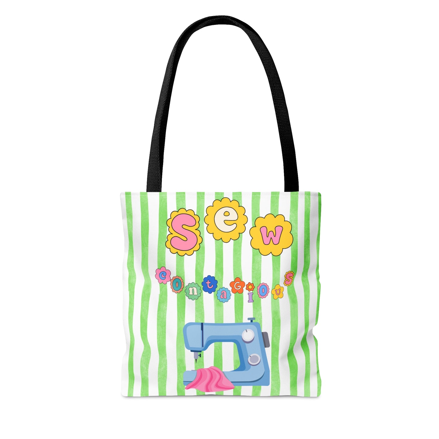 Sew Many Flowers Tote Bag