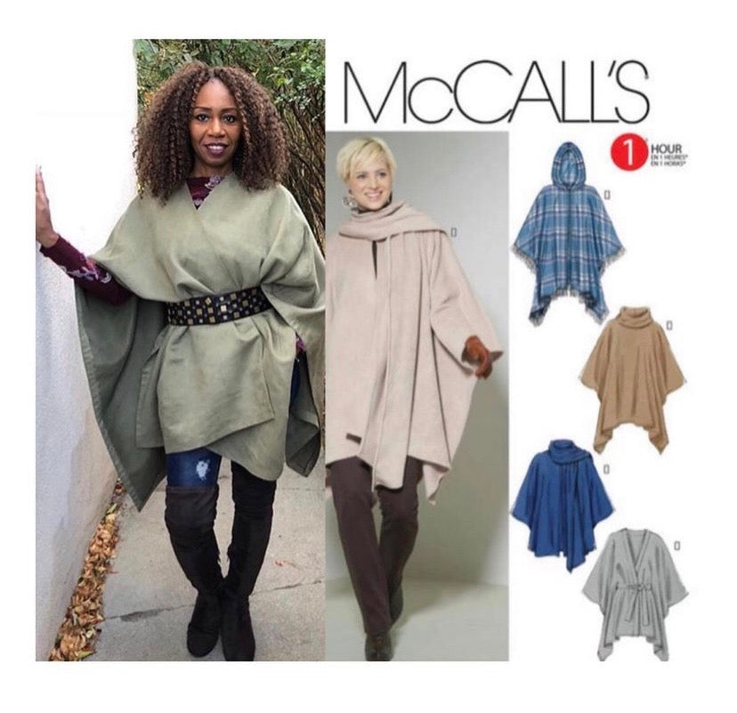 McCalls Poncho M6209