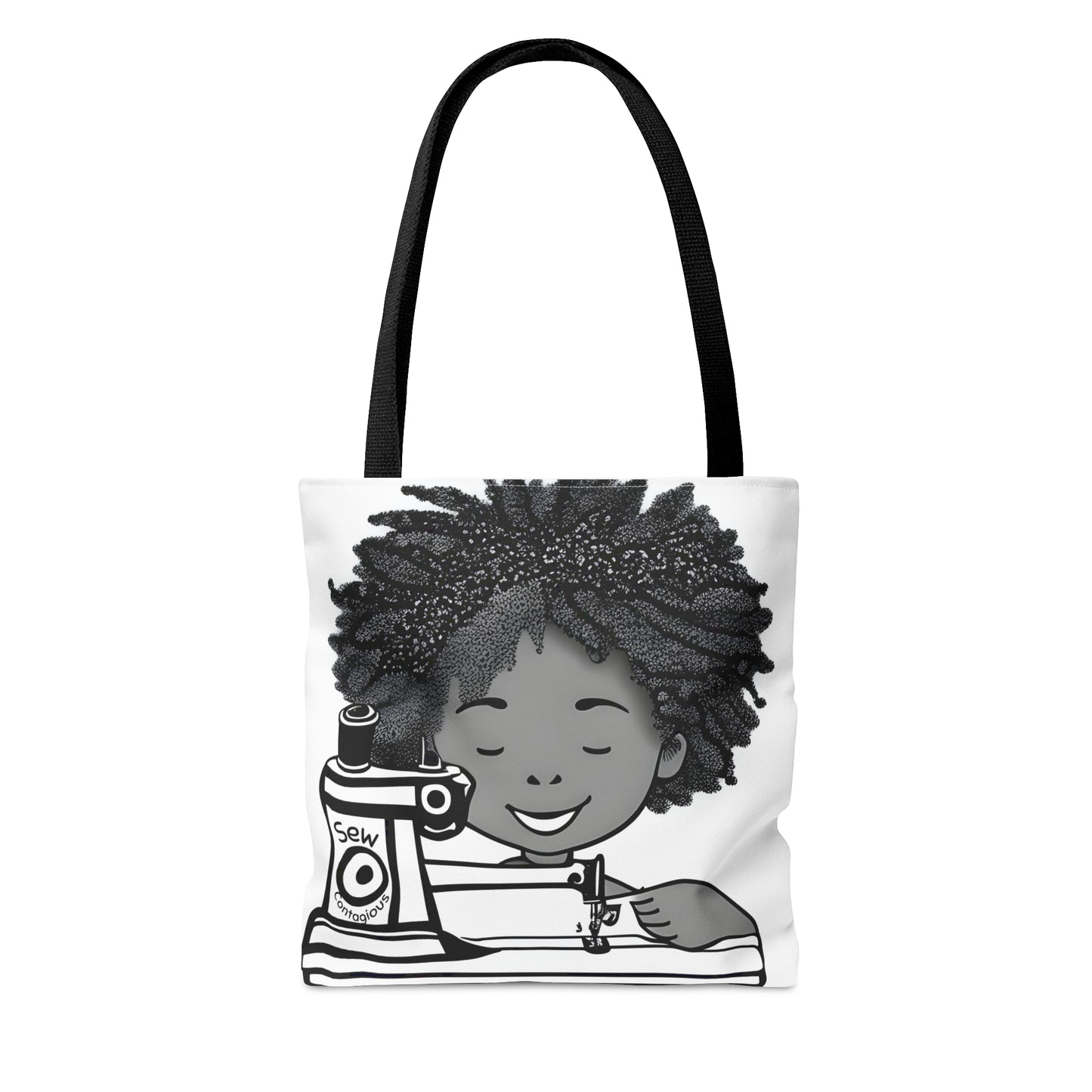 Afro Cutie Tote Bag