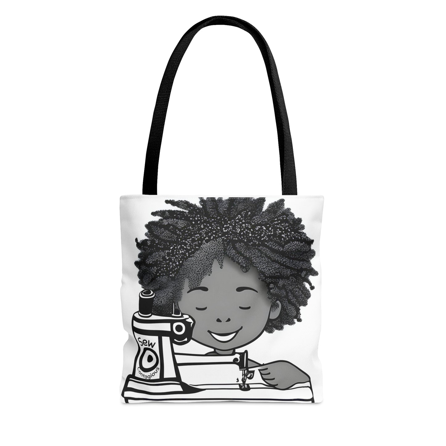 Afro Cutie Tote Bag