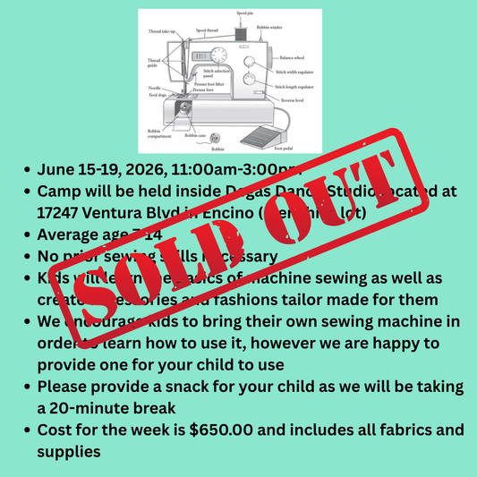 June Fashion Sewing Camp