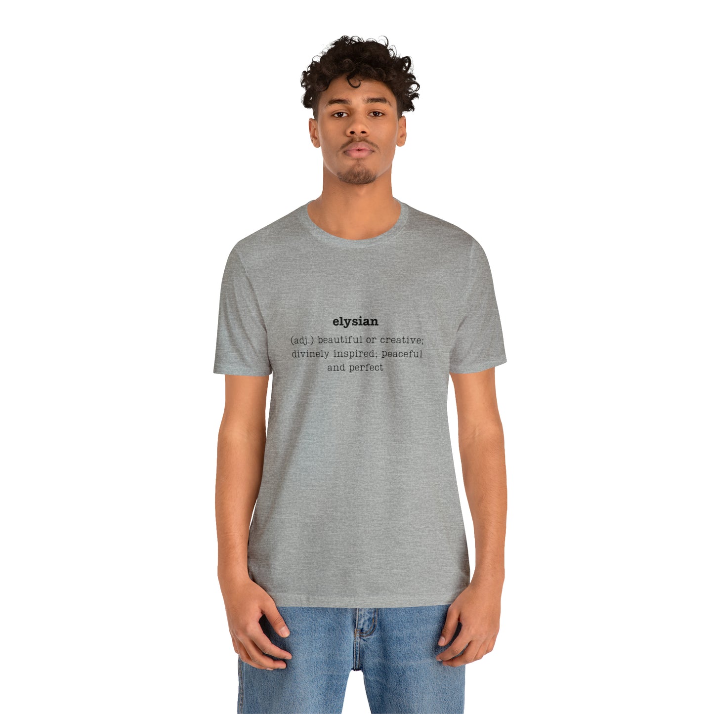 Elysian Unisex Jersey Short Sleeve Tee