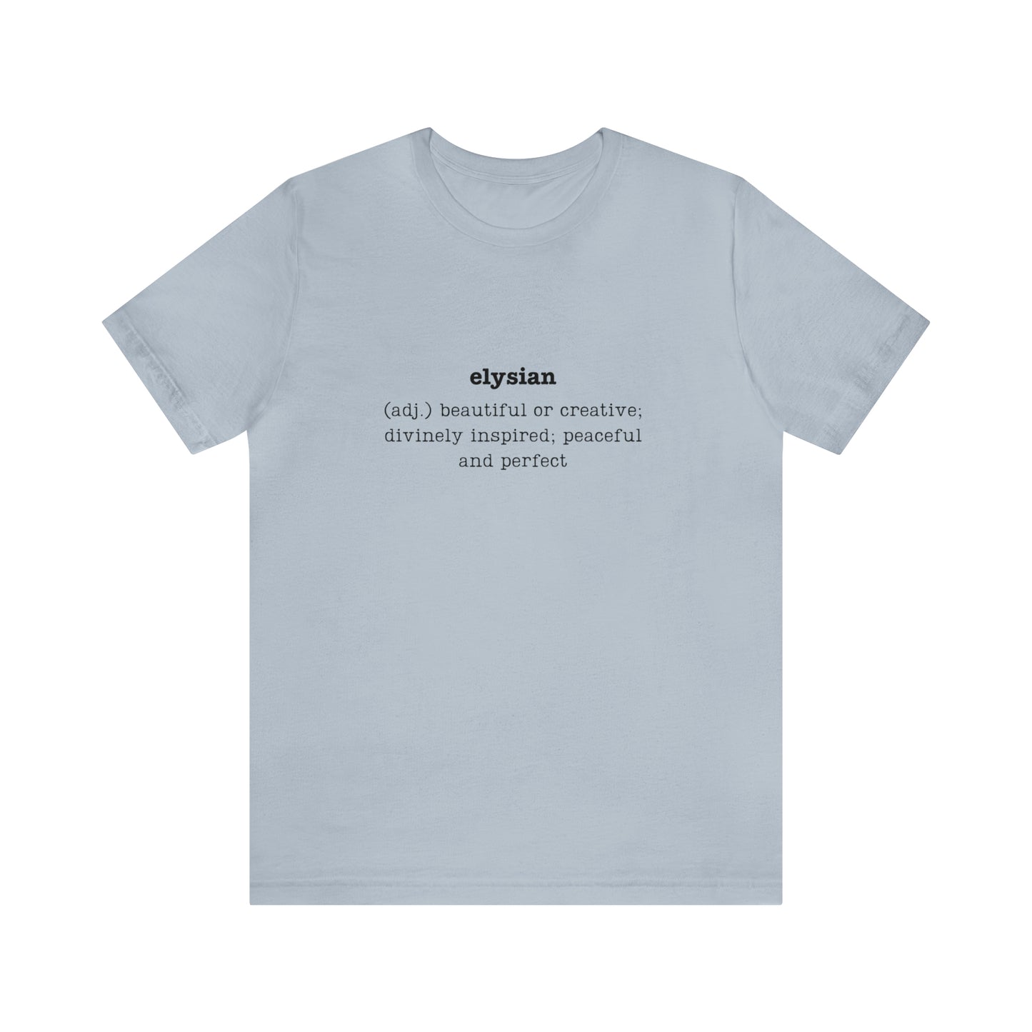 Elysian Unisex Jersey Short Sleeve Tee