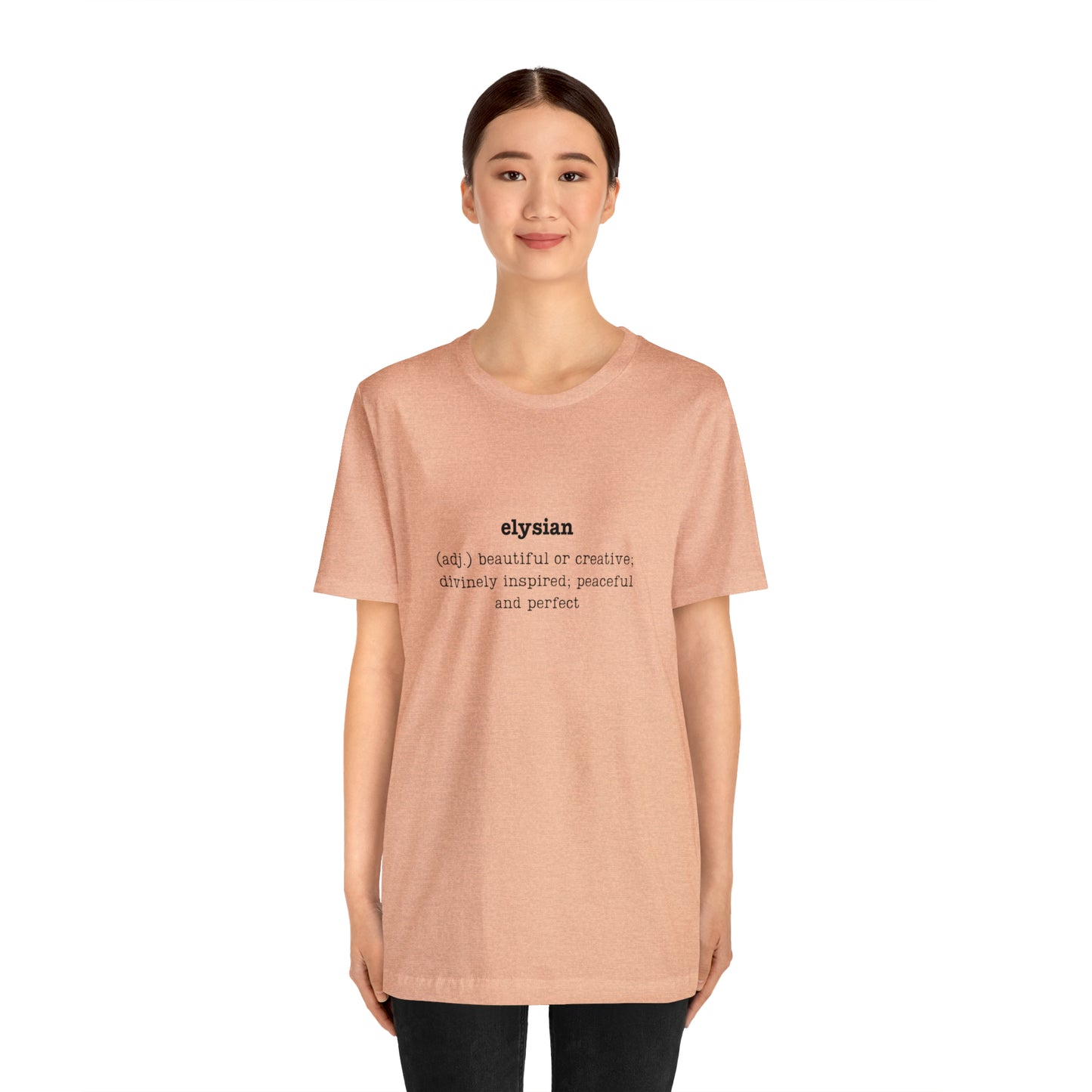 Elysian Unisex Jersey Short Sleeve Tee