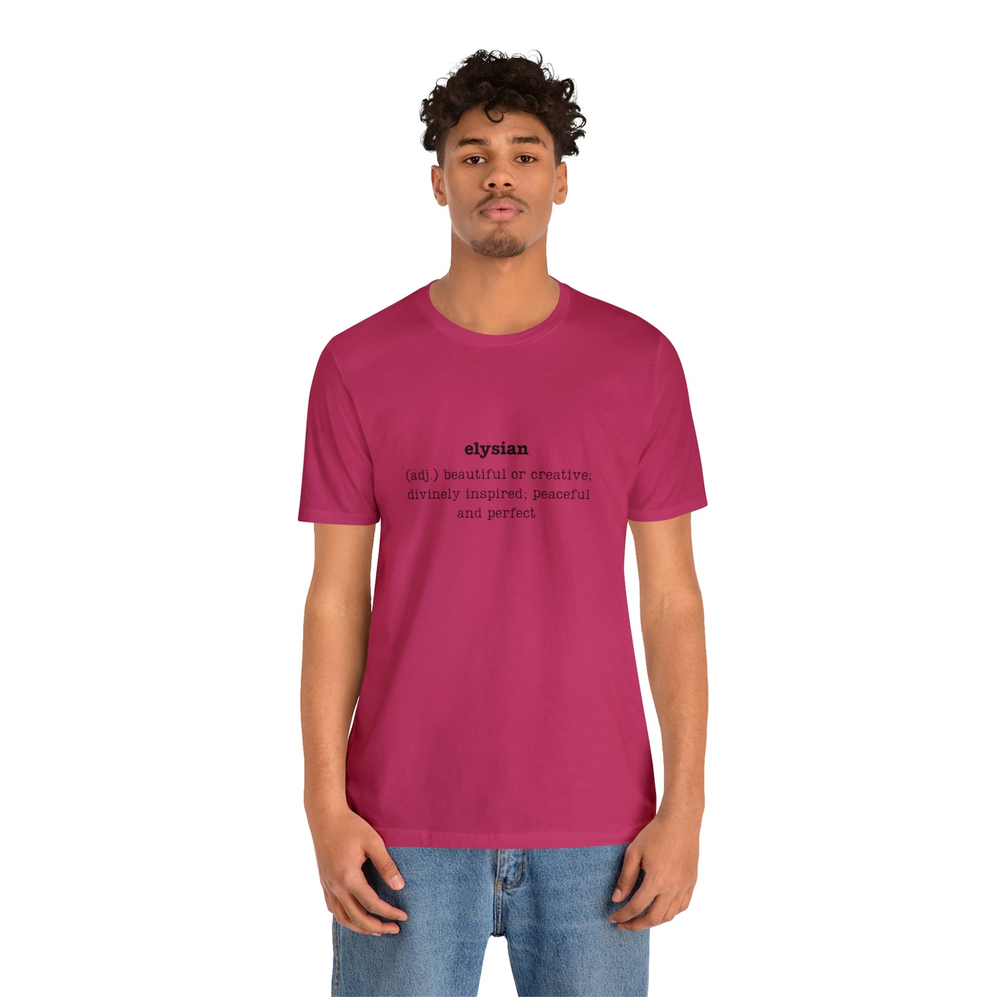 Elysian Unisex Jersey Short Sleeve Tee