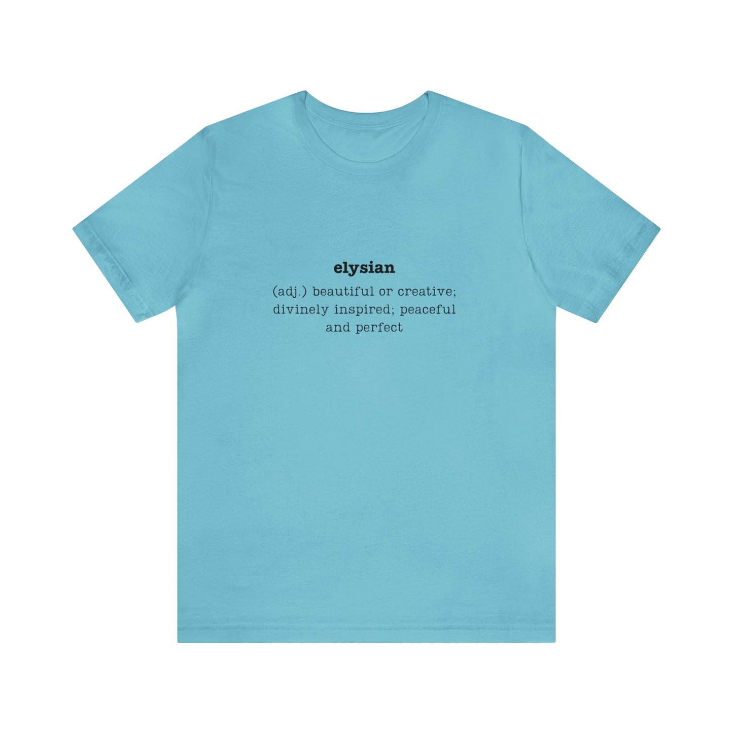 Elysian Unisex Jersey Short Sleeve Tee
