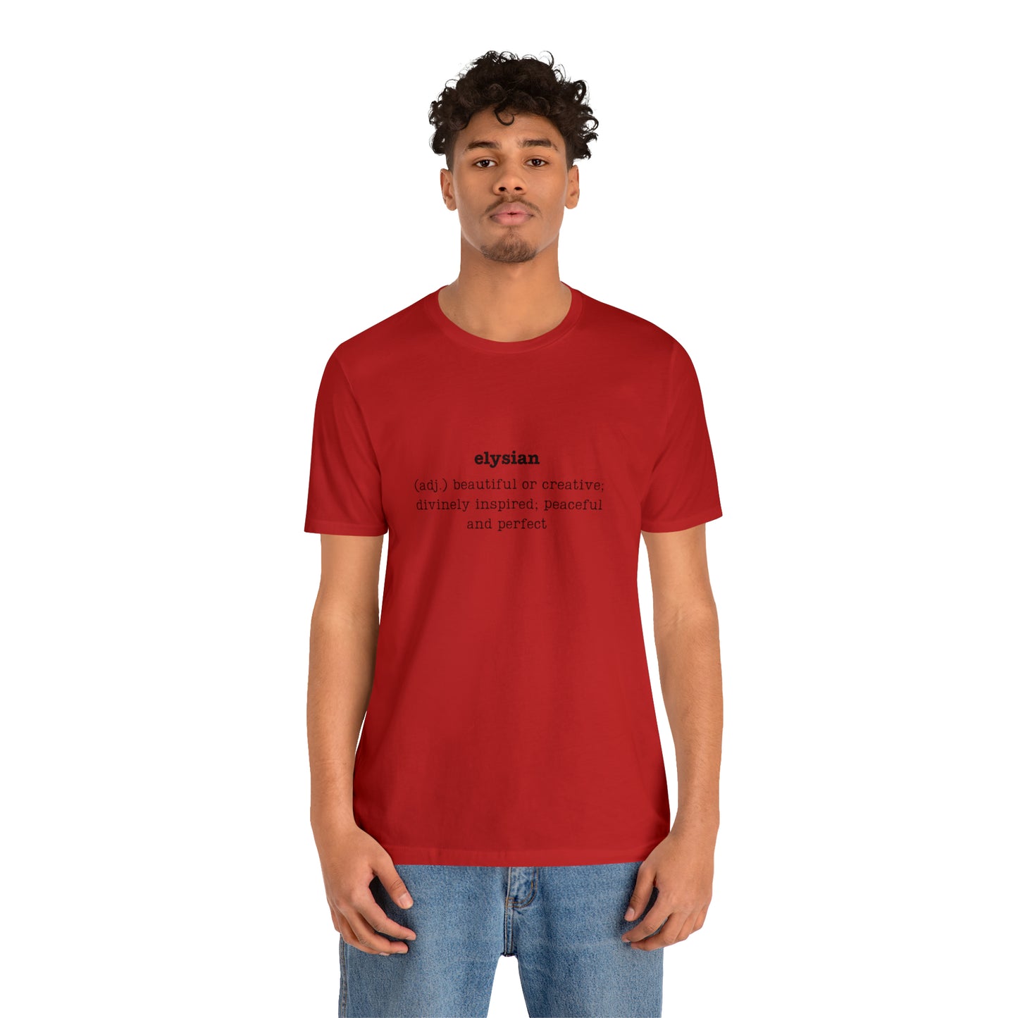 Elysian Unisex Jersey Short Sleeve Tee