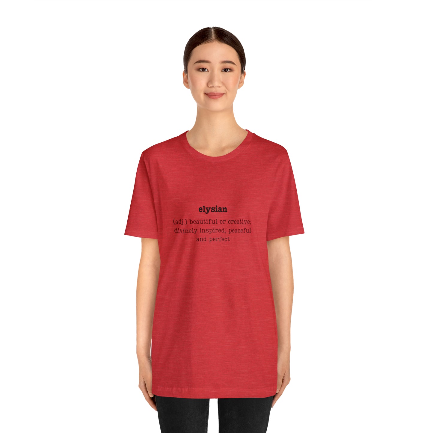 Elysian Unisex Jersey Short Sleeve Tee