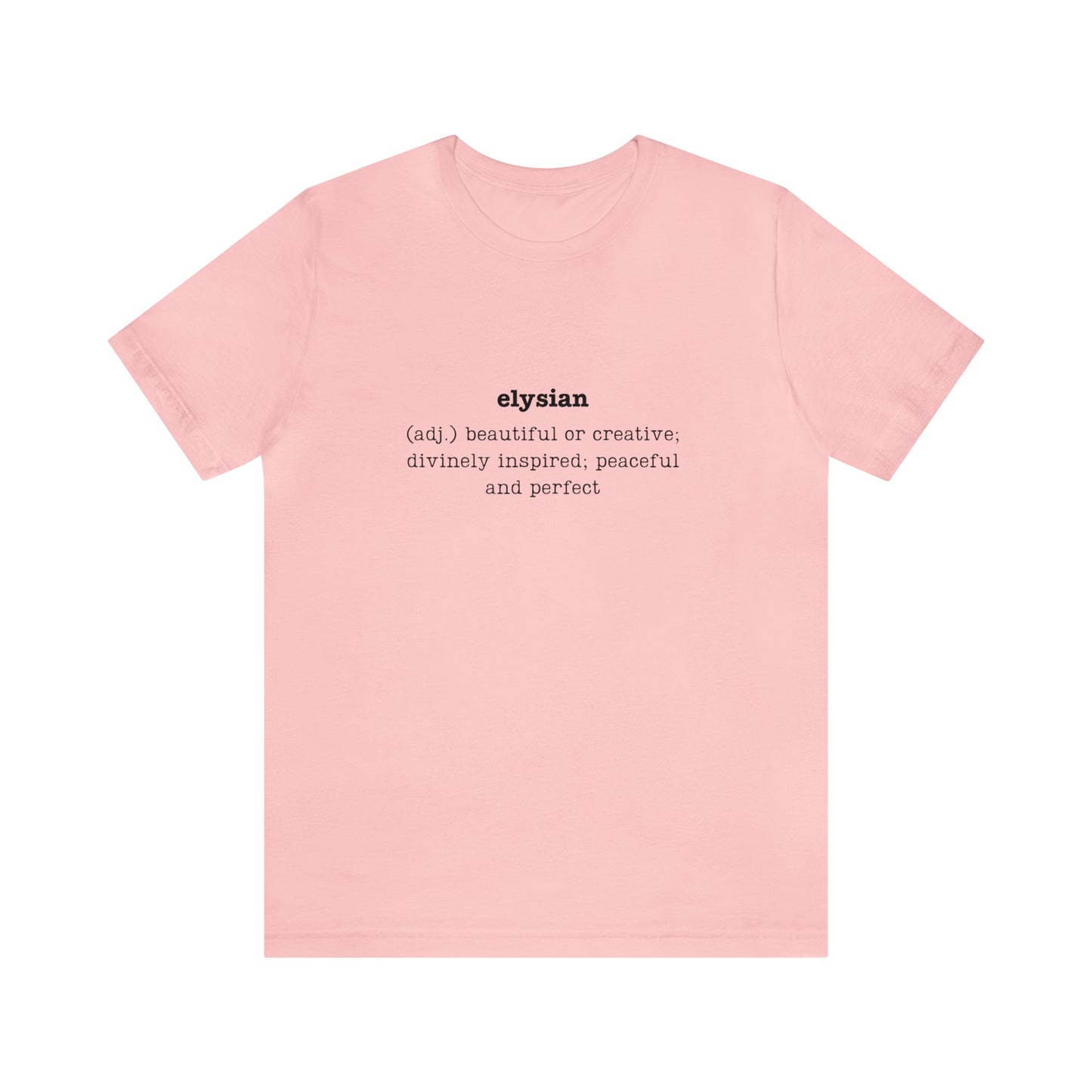 Elysian Unisex Jersey Short Sleeve Tee