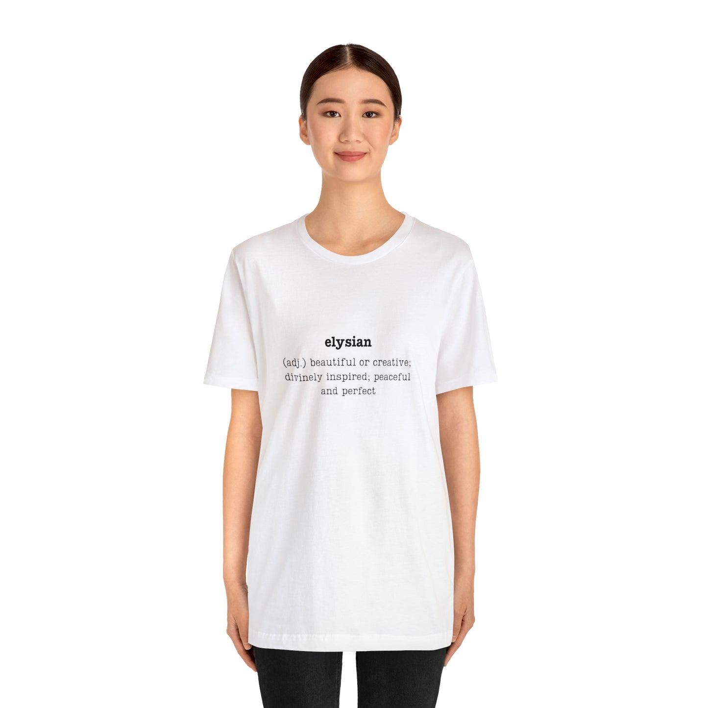Elysian Unisex Jersey Short Sleeve Tee