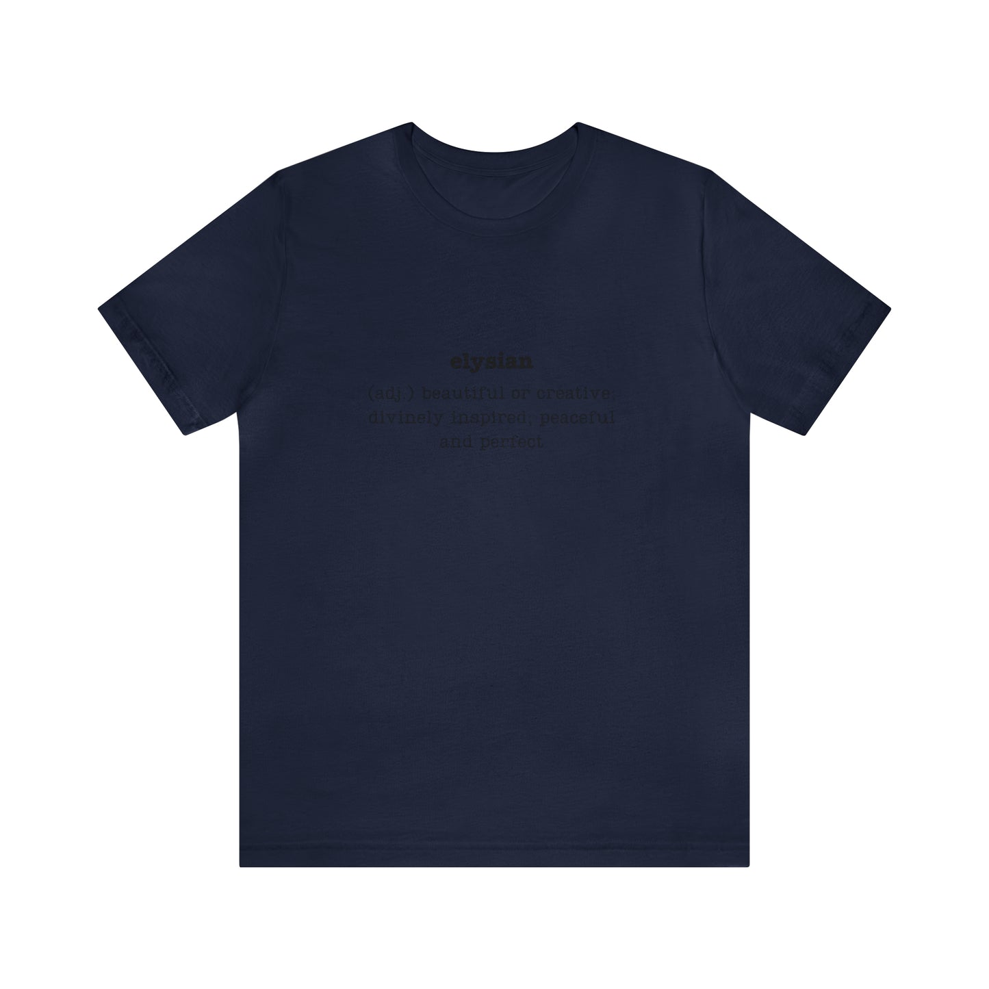 Elysian Unisex Jersey Short Sleeve Tee