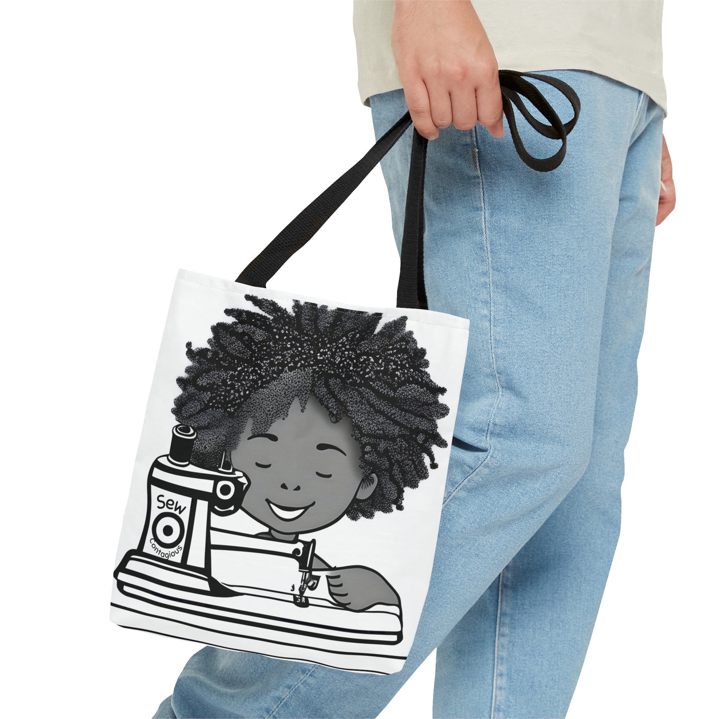 Afro Cutie Tote Bag