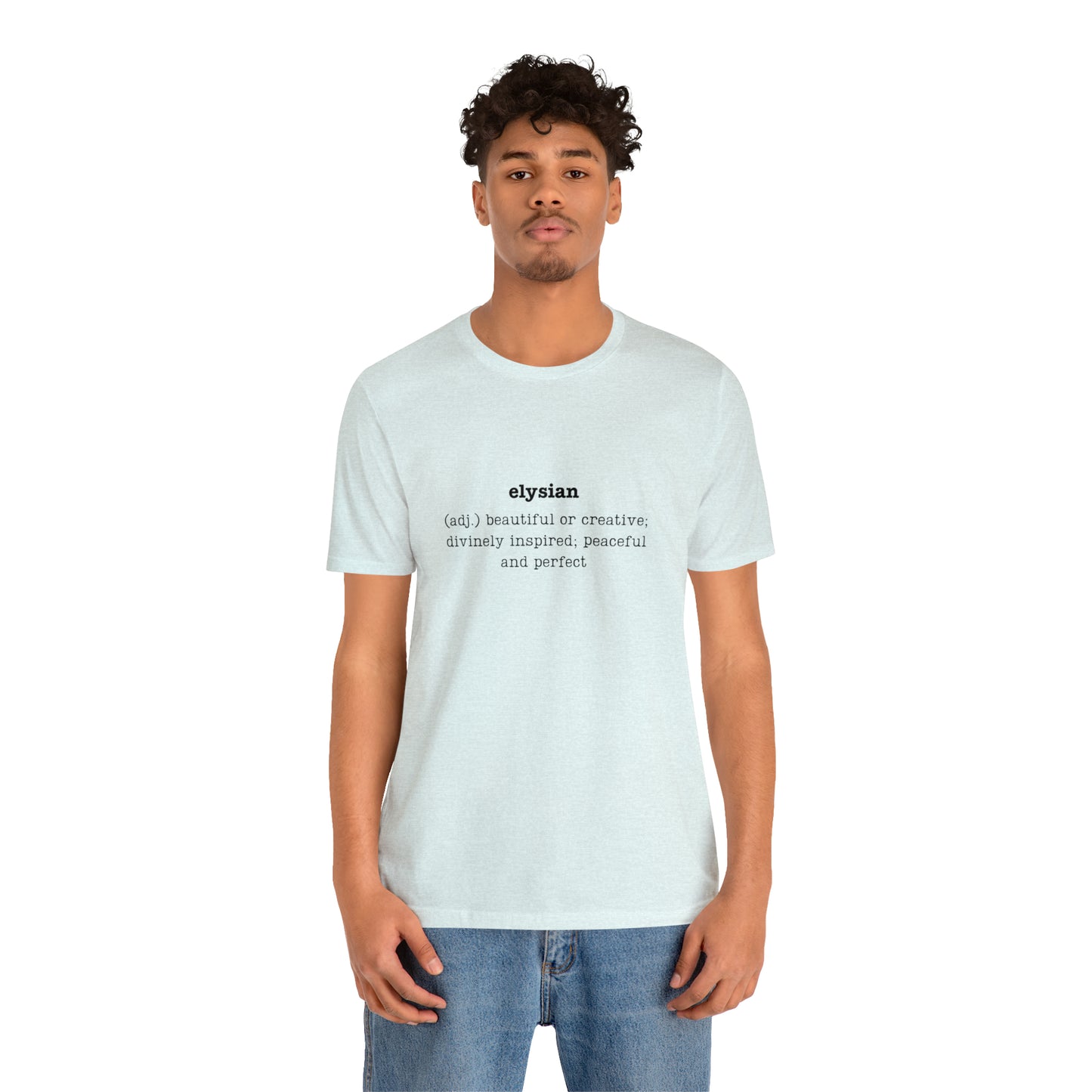 Elysian Unisex Jersey Short Sleeve Tee