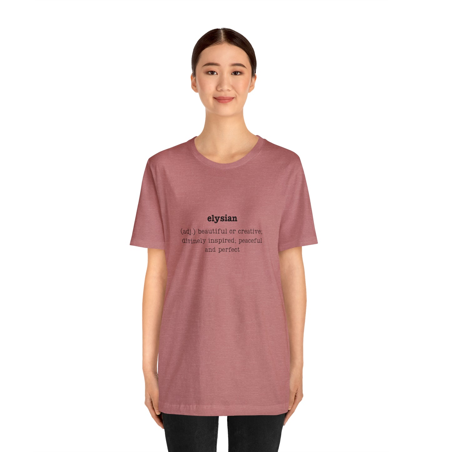 Elysian Unisex Jersey Short Sleeve Tee