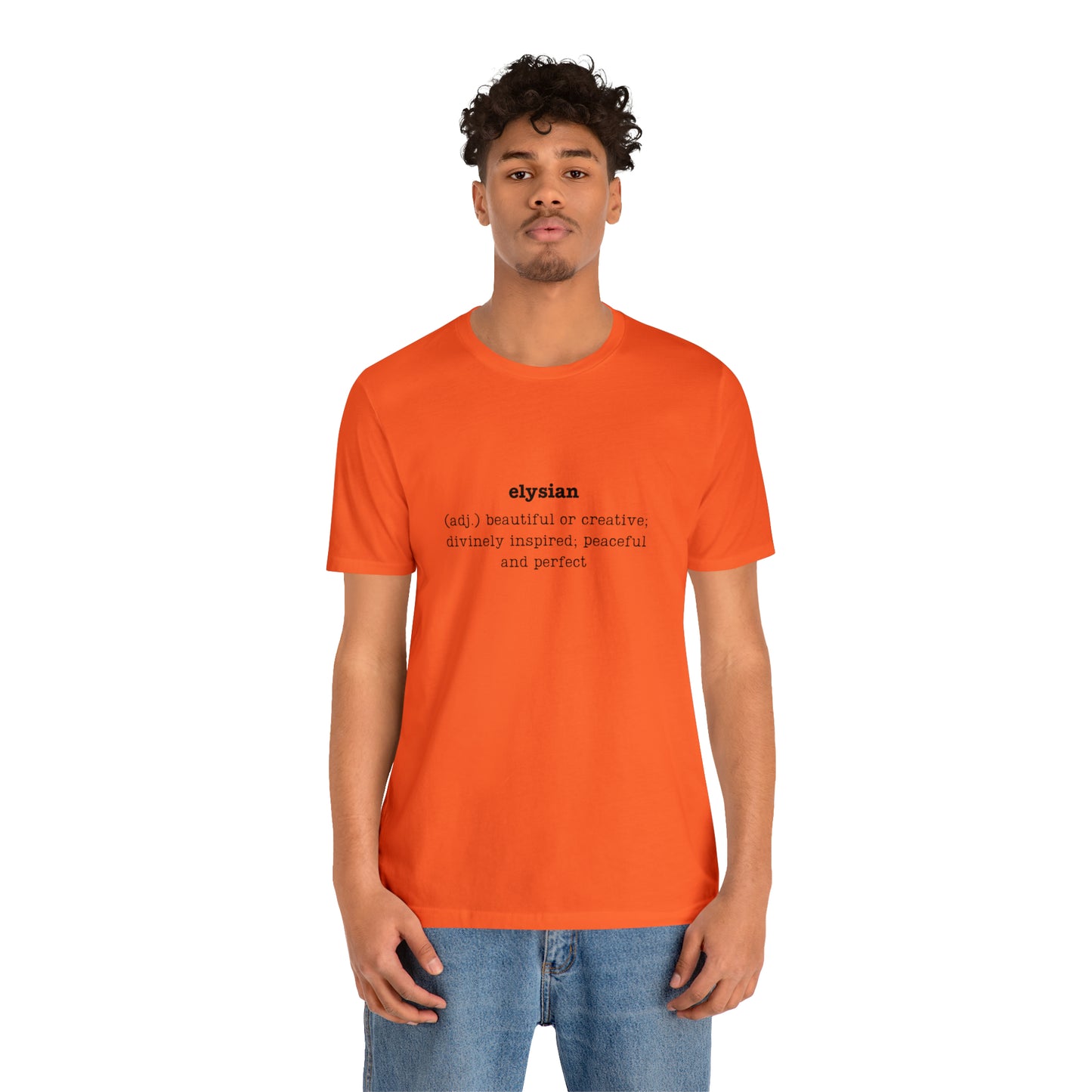 Elysian Unisex Jersey Short Sleeve Tee