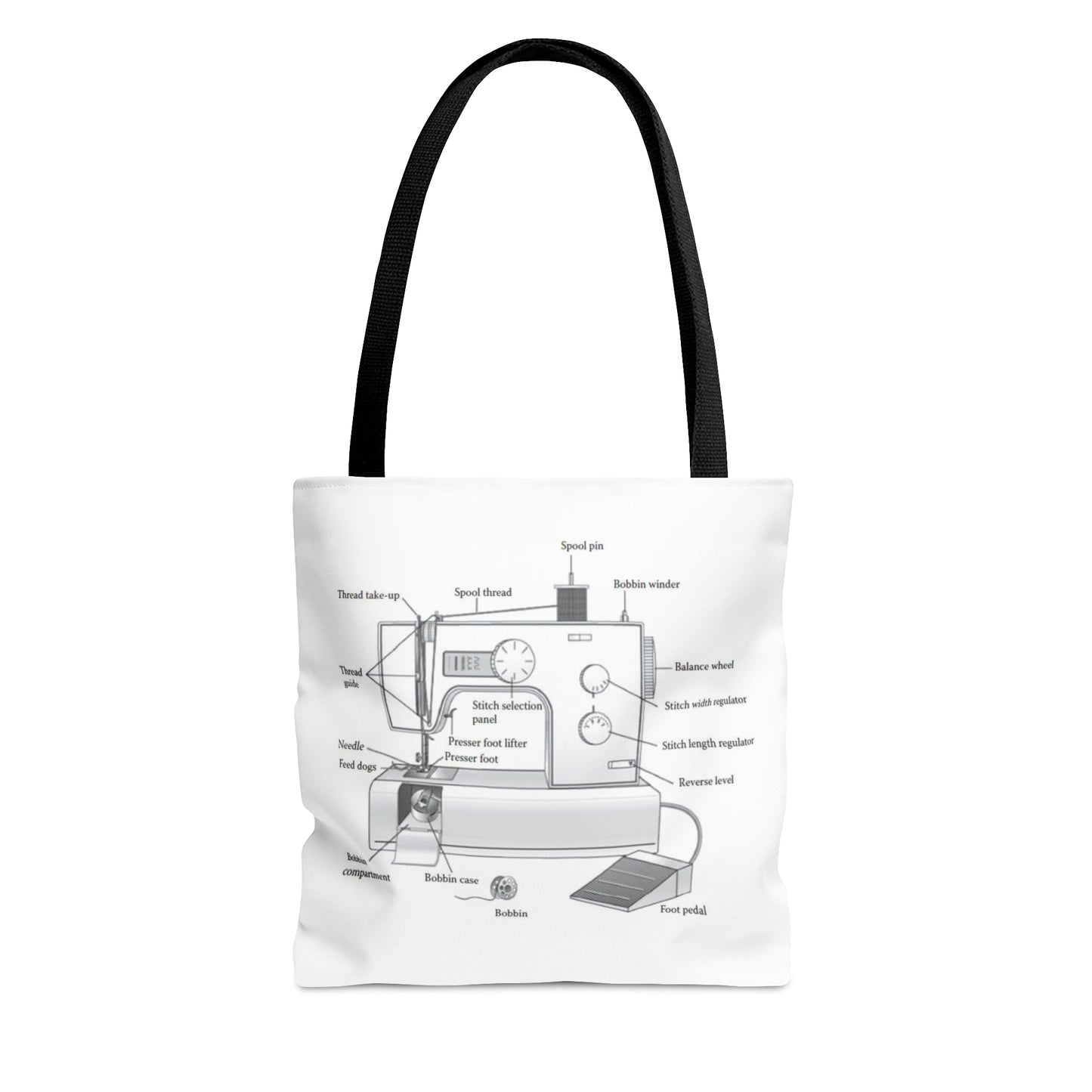 Sewing Machine Tote Bag