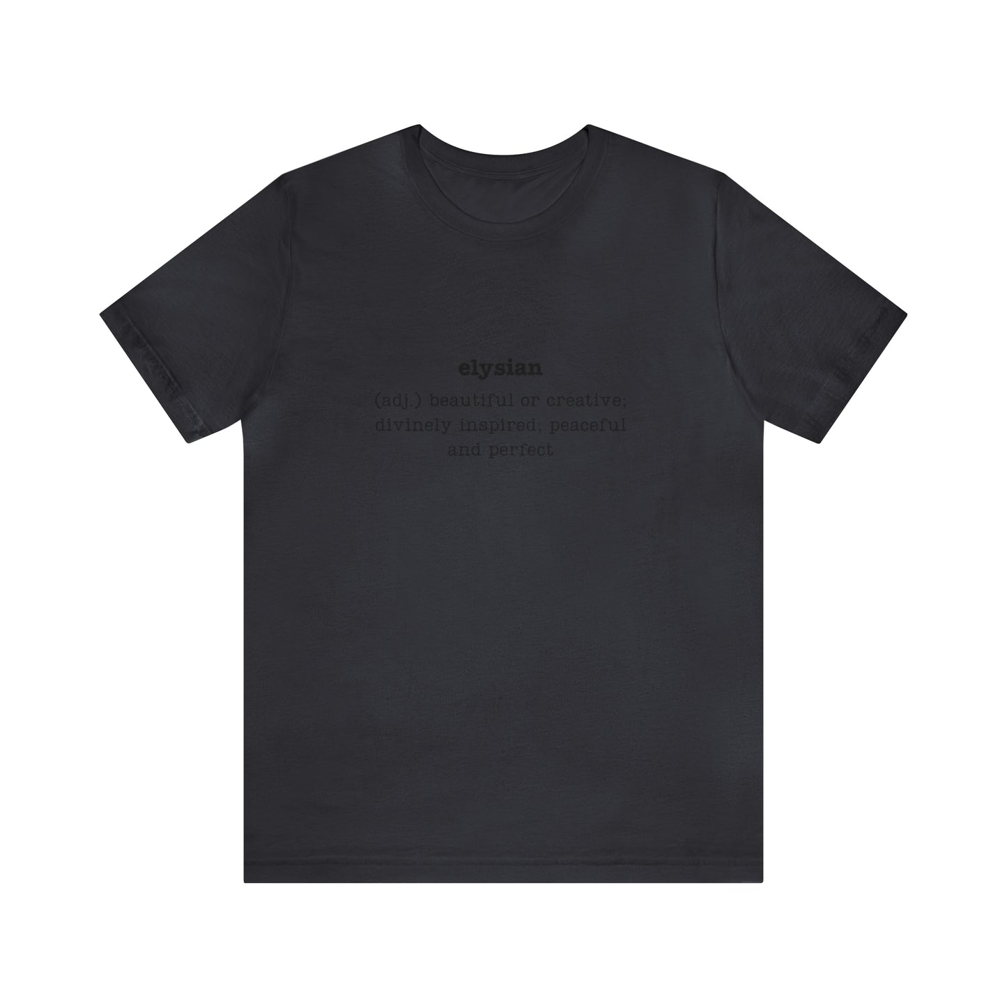 Elysian Unisex Jersey Short Sleeve Tee