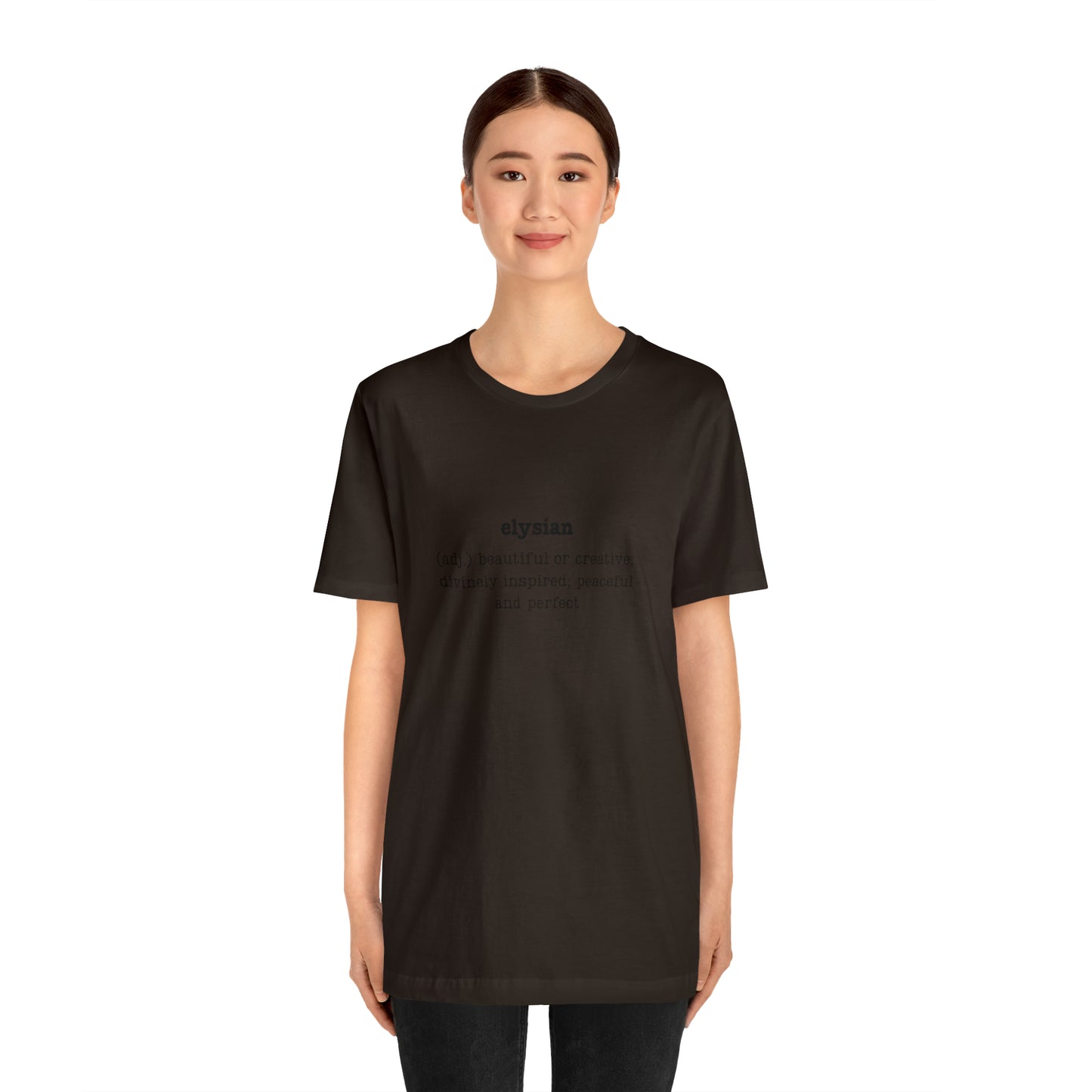 Elysian Unisex Jersey Short Sleeve Tee