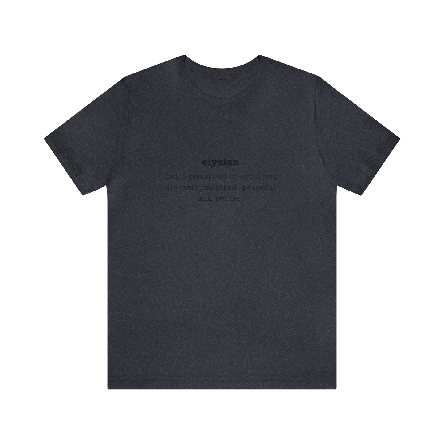 Elysian Unisex Jersey Short Sleeve Tee
