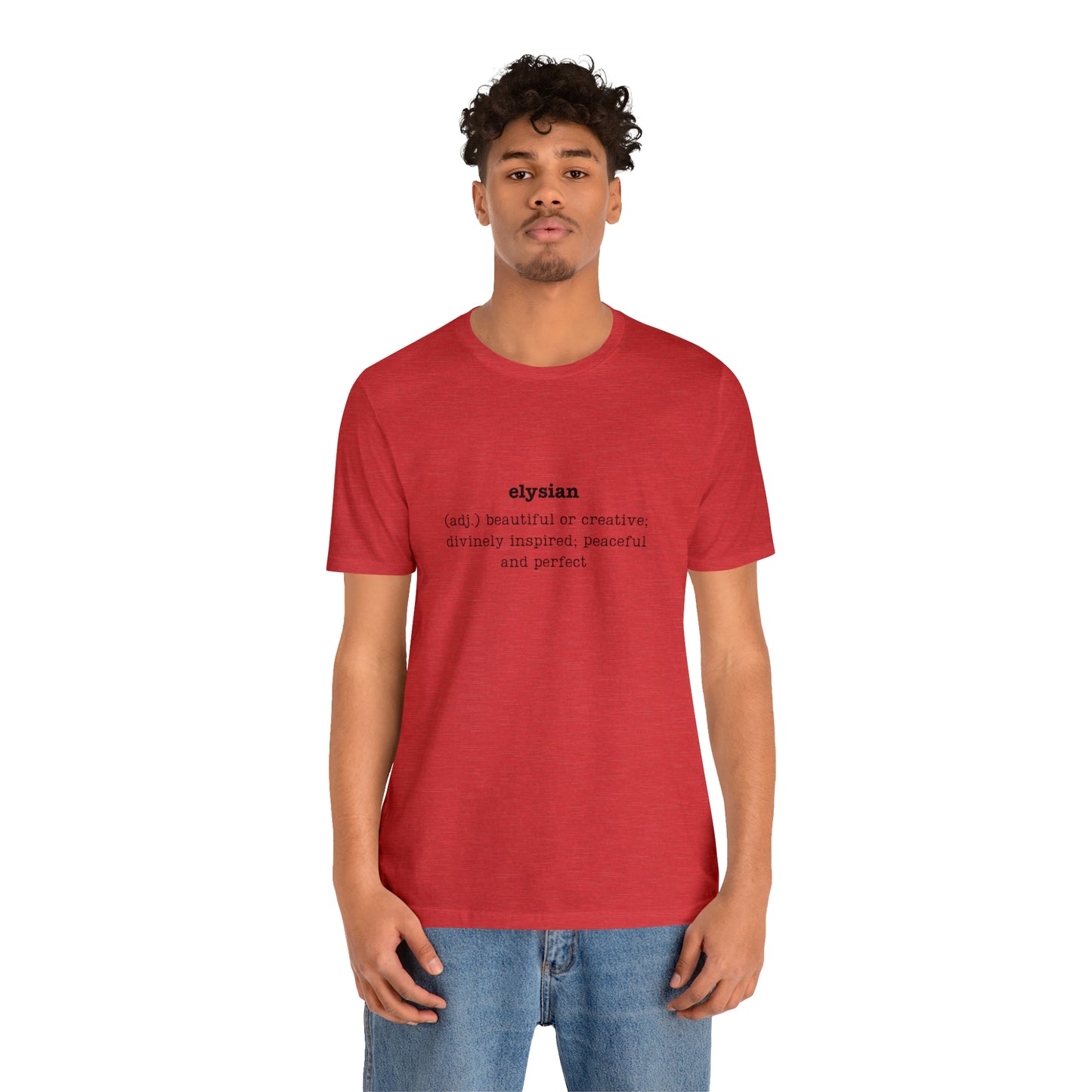 Elysian Unisex Jersey Short Sleeve Tee