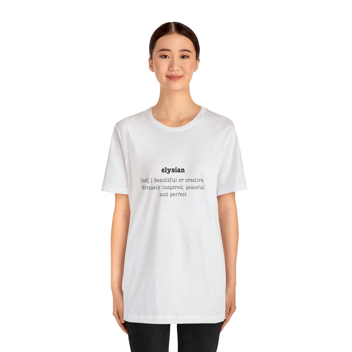 Elysian Unisex Jersey Short Sleeve Tee