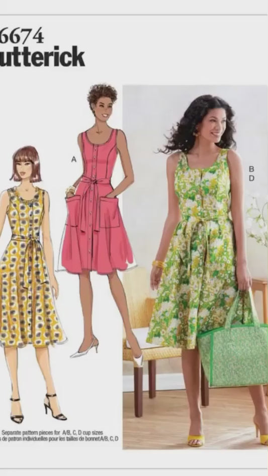 Butterick Dress 6674